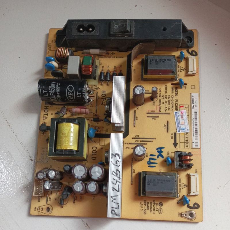psu polytron plm24b63 - power suplay tv polytron plm24n63 - regulator tv polytron plm 24b63 - mesin 