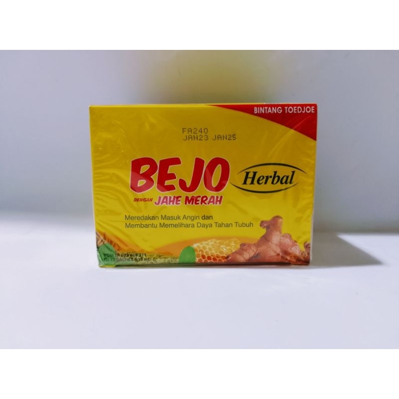 

BEJO HERBAL || JAHE MERAH @ 12 saset
