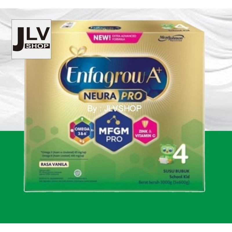 Enfagrow A+ tahap 4 Vanila 3000gr