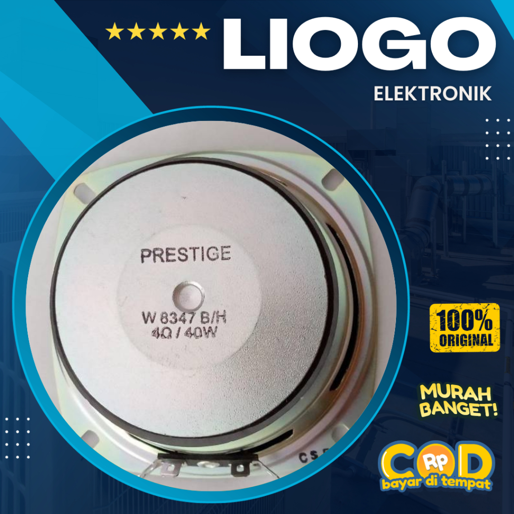 Speaker ACR 4 Inch ACR W8347 BH Prestige ACR Woofer 4 Inch 8347 BH