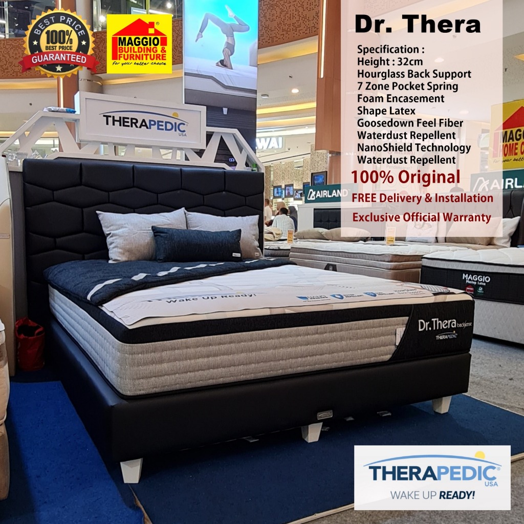 SPRINGBED / KASUR KESEHATAN THERAPEDIC DR THERA - THERAPEDIC