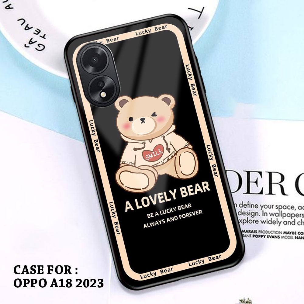 Case OPPO A18 2023 Terbaru Casing OPPO A18 2023 Case Motif ( B34R ) Softcase Hp Case Aesthetic - Cas