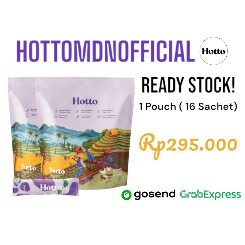 

Hotto Purto Multigrain 1pouch isi 16 sachet Medan