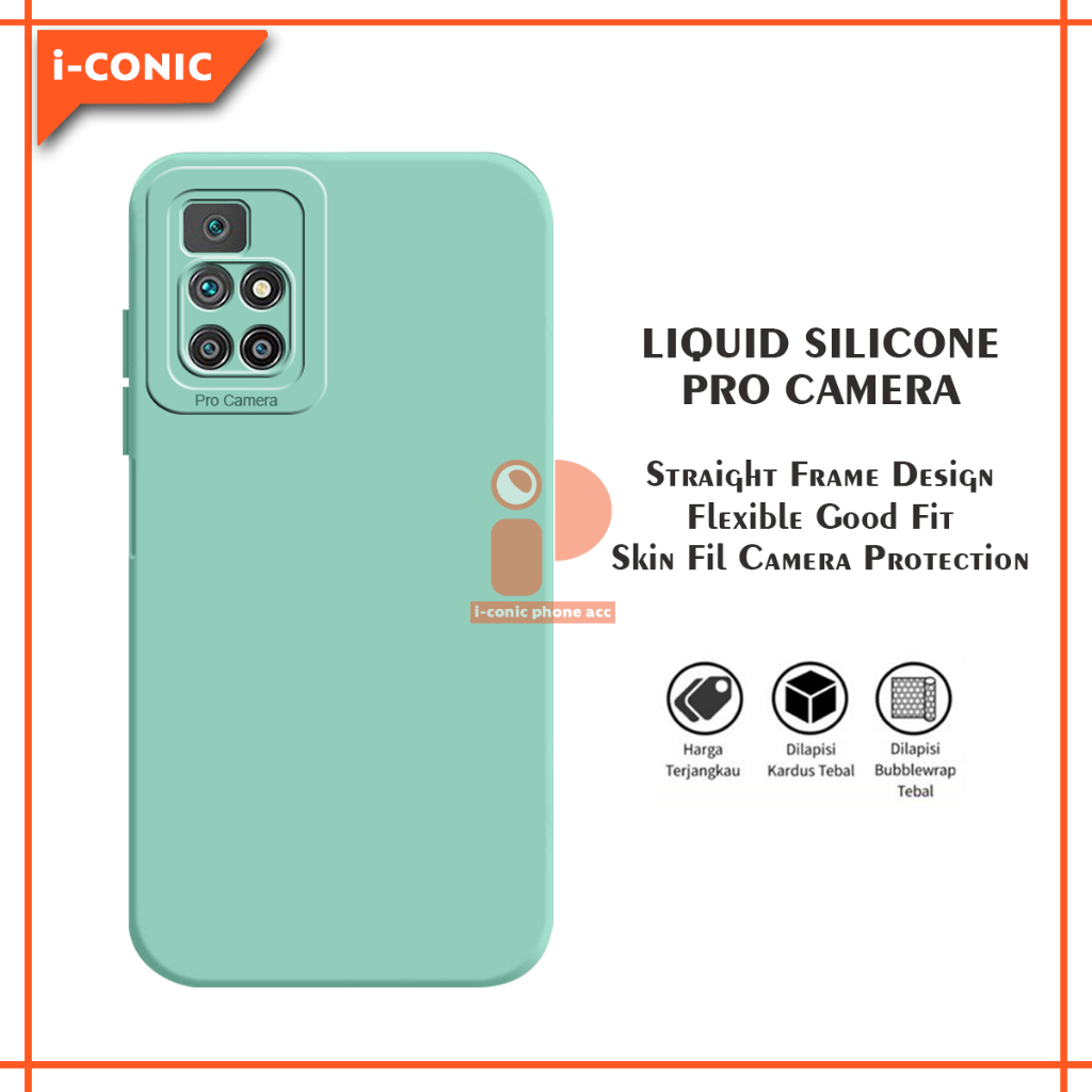 Case Xiaomi Redmi 10/10 2022 Casing Softcase Liquid Silicone Pro Camera Protection