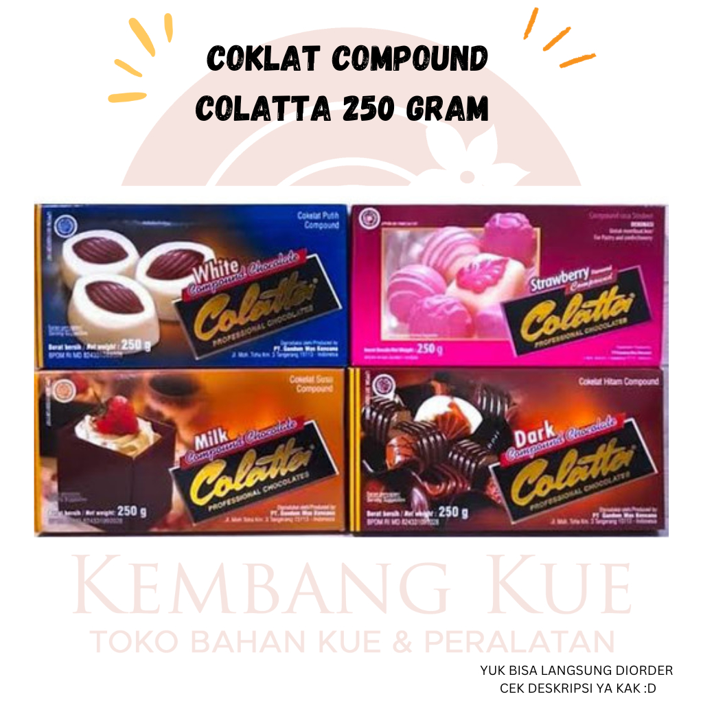 

Coklat compound colatta 250 gr/ coklat batang 250 gr/ colatta dcc