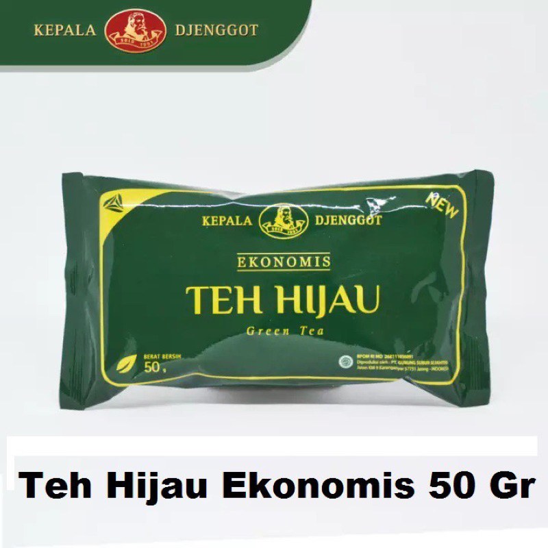 

Teh Hijau Kepala Djenggot Kemasan Ekonomis 50g