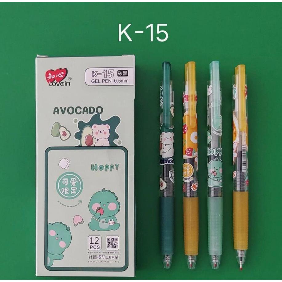 

Bolpen Gel Lovein K-15 / K-15 Gel Pen