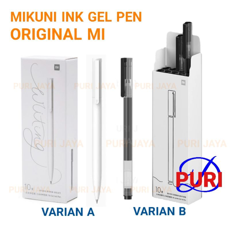 

10Pcs Premium Mikuni Ink Gel Pen 0.5mm Black Ballpoint Pulpen Original xiaomi alt Kaco