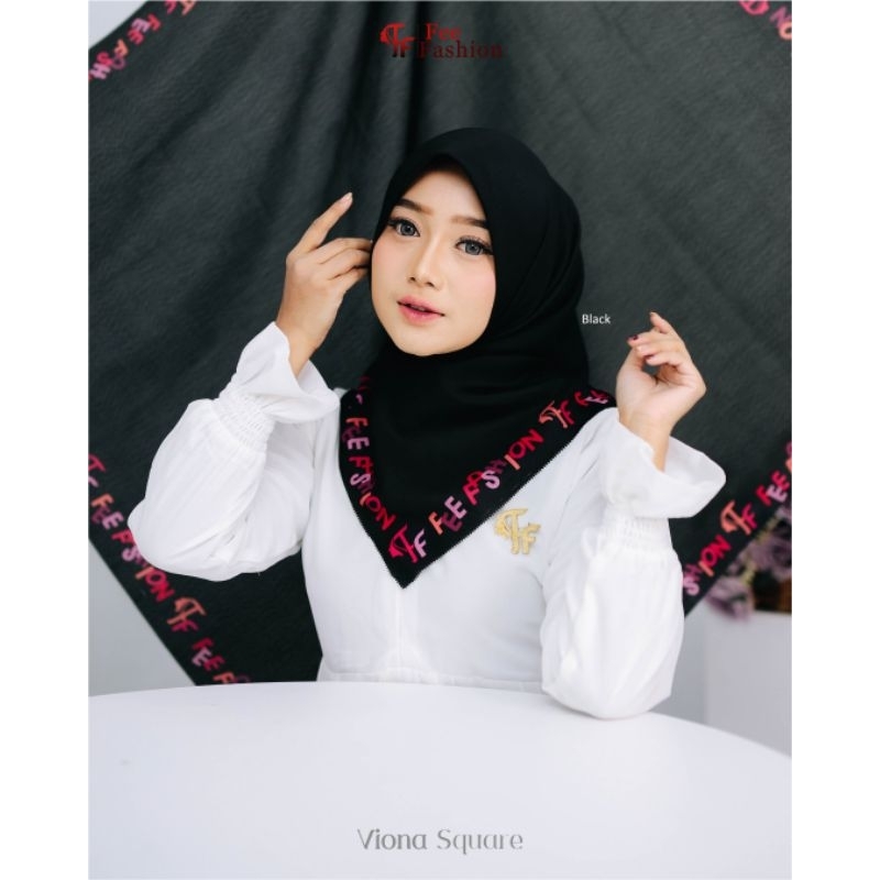 viona square//hijab segiempat//COD//by fee fashion//