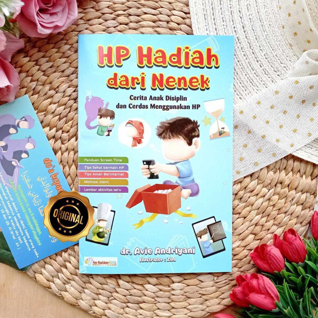 

Buku Anak HP Hadiah Dari Nenek Cerita Anak Disiplin Dan Cerdas Menggunakan Gadget - Penerbit: As-Salam Publishing