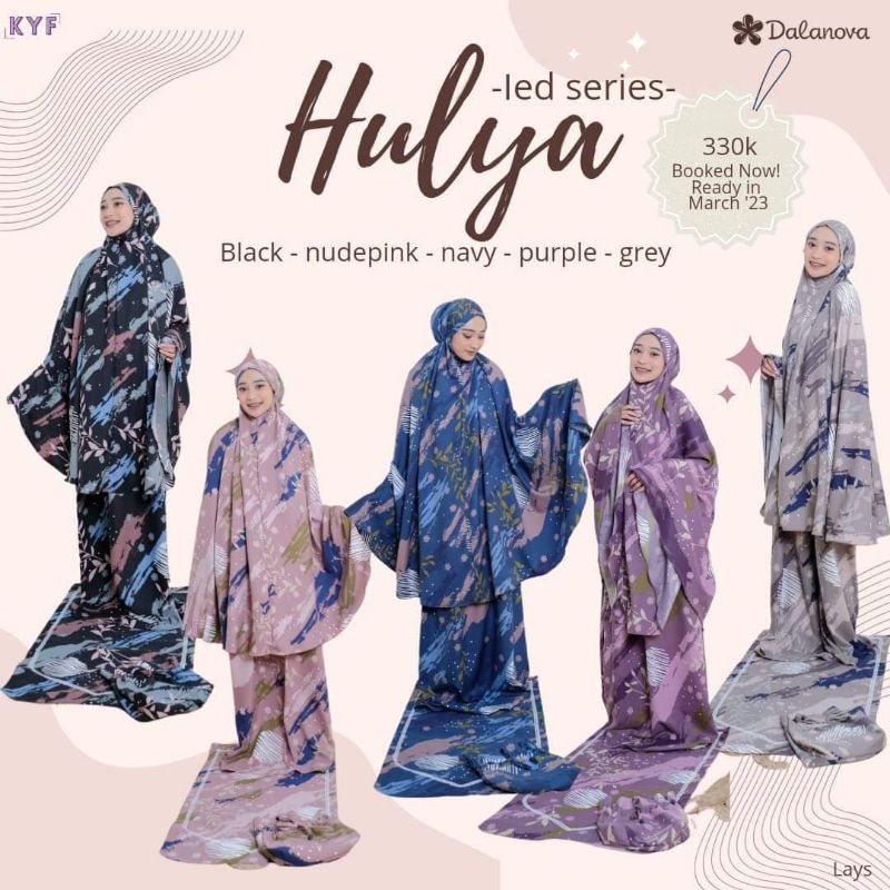 Mukena Printing Hulya Dalanova Couple Ibu dan Anak