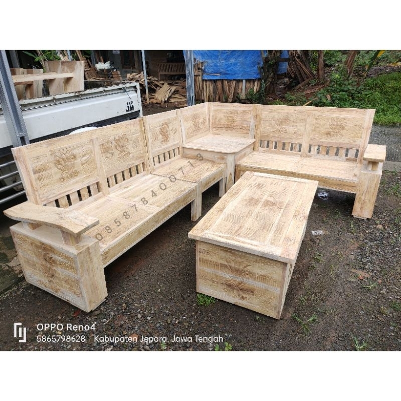Kursi Tamu Minimalis Full Kayu Jati kursi sudut minimalis Full Kayu Jati kursi tamu sudut minimalis 