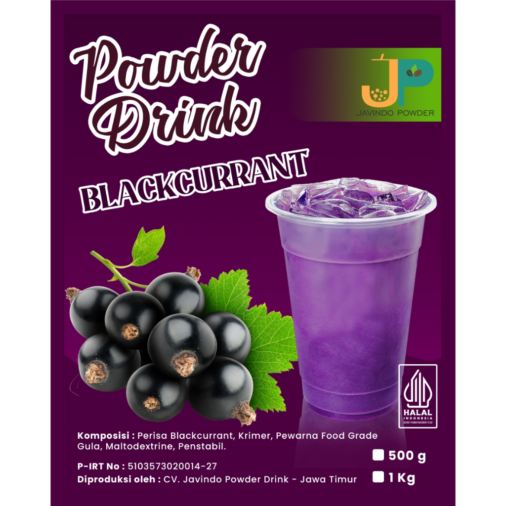 

Bubuk Minuman Blackcurrant 1Kg