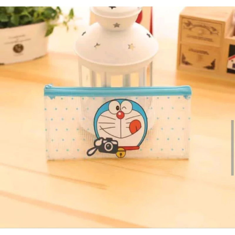 

Map folder plastik mika bening jaring karakter Doraemon B6 KARTUN LUCU