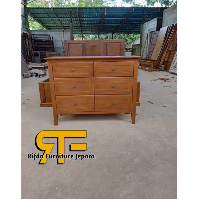 Nakas Jati Klasik Minimalis Laci 6 ( Nakas Cabinet jati laci, bufet minimalis jati, nakas ukir jati 