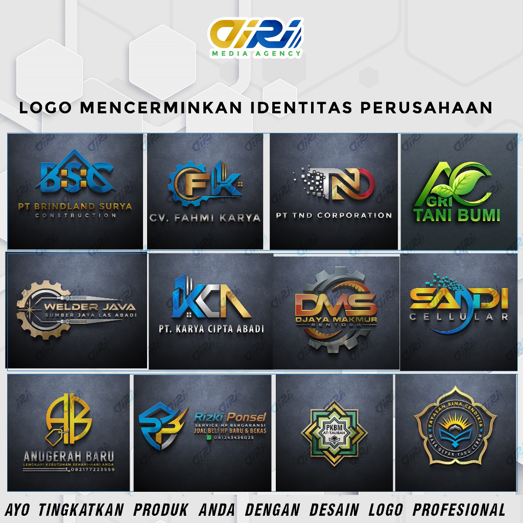 JASA DESAIN LOGO PROFESIONAL PERUSAHAAN UMKM CV