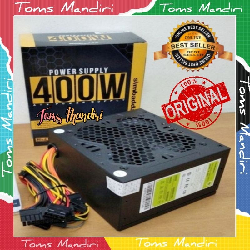 Power Supply Simbadda 400 watt [ PSU 400w ] Garansi Resmi 1th Simbadda