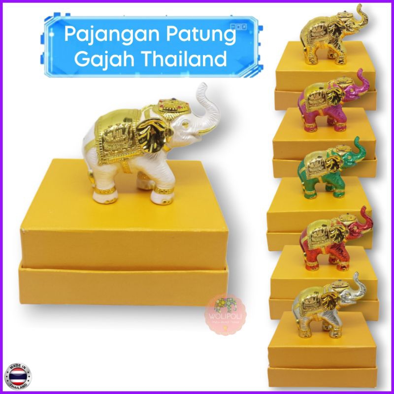 Pajangan Gajah Thailand Import