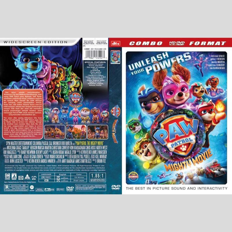 Kaset Kartun PAW PATROL THE MIGHTY MOVIE (2023)