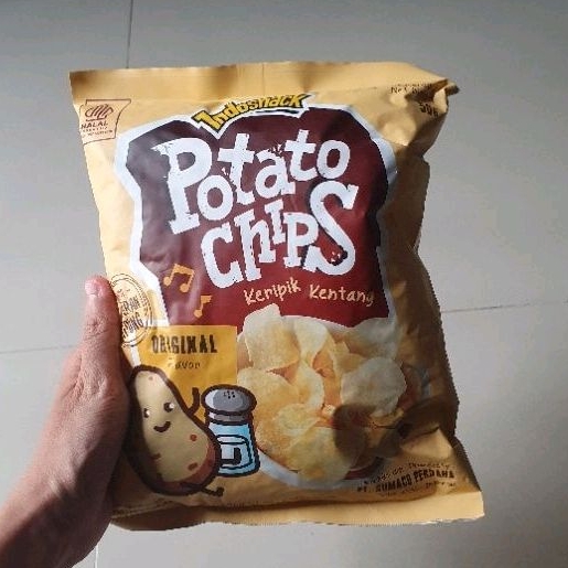 

Indosnack POTATO CHIPS ORIGINAL Keripik Kentang 50gr