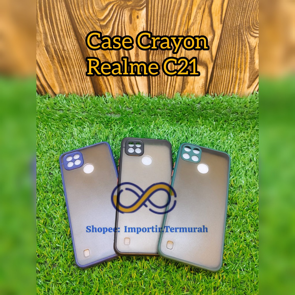 CASE REALME C21 / C21Y SILIKON WARNAWARNI ROBOT