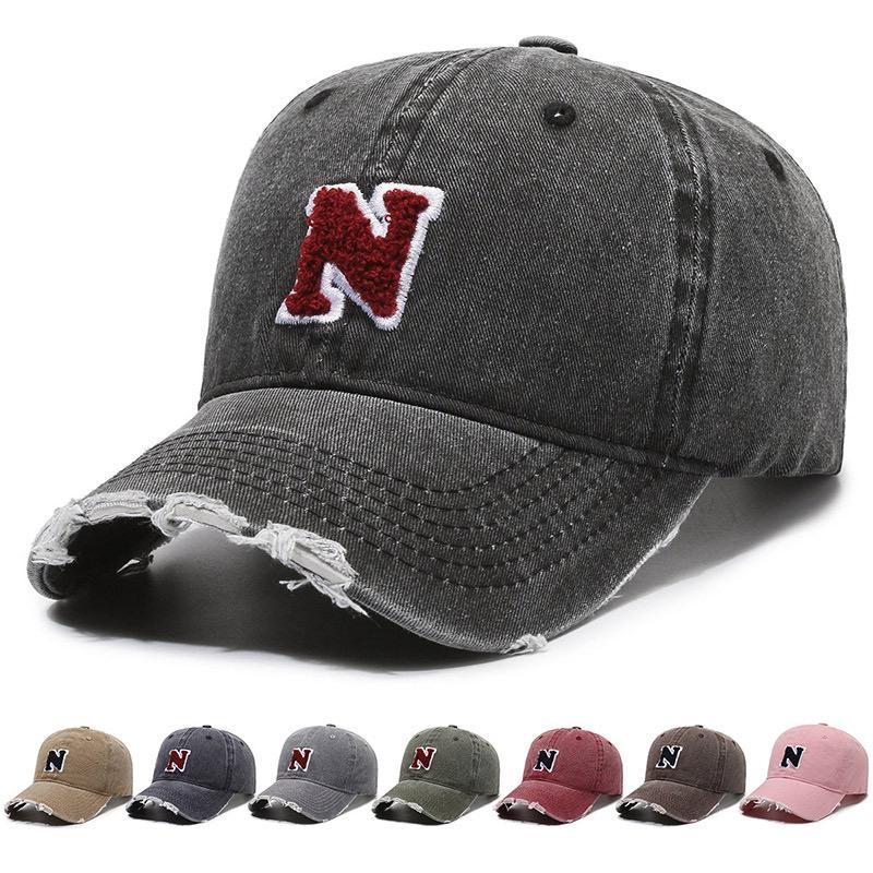 Topi Baseball LOGO N Hat Cap N Logo Casual Sports Distro Fashion Pria Wanita H-286