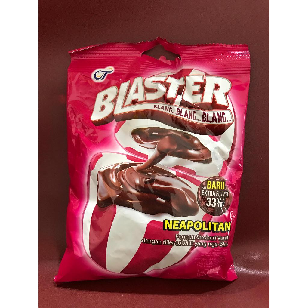 

Blaster Neapolitan 125G - Permen Rasa Cokelat Strawberry Dan Vanila