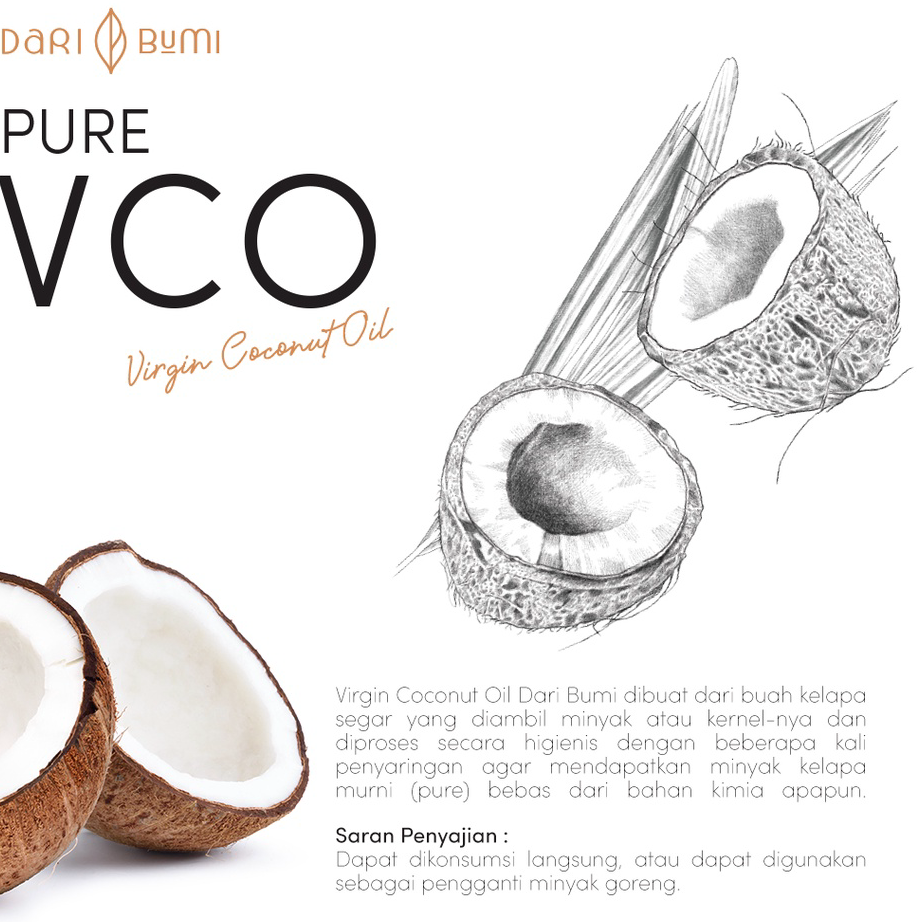 

Terkini Dari Bumi Virgin Coconut Oil 500 Ml Premium Pure VCO Minyak Kelapa Murni