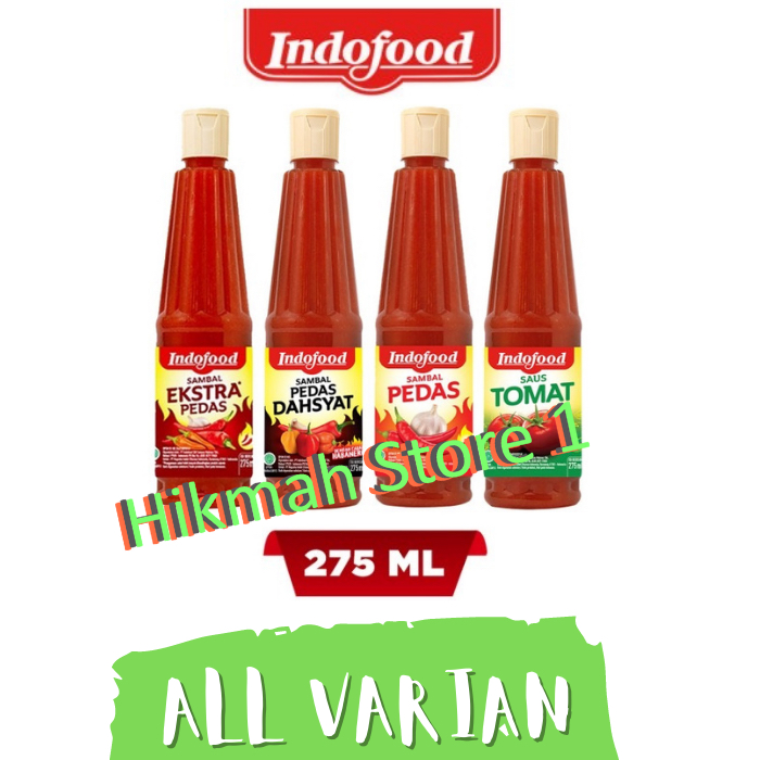 

Sambal Indofood Ekstra Pedas Pet 275 ML