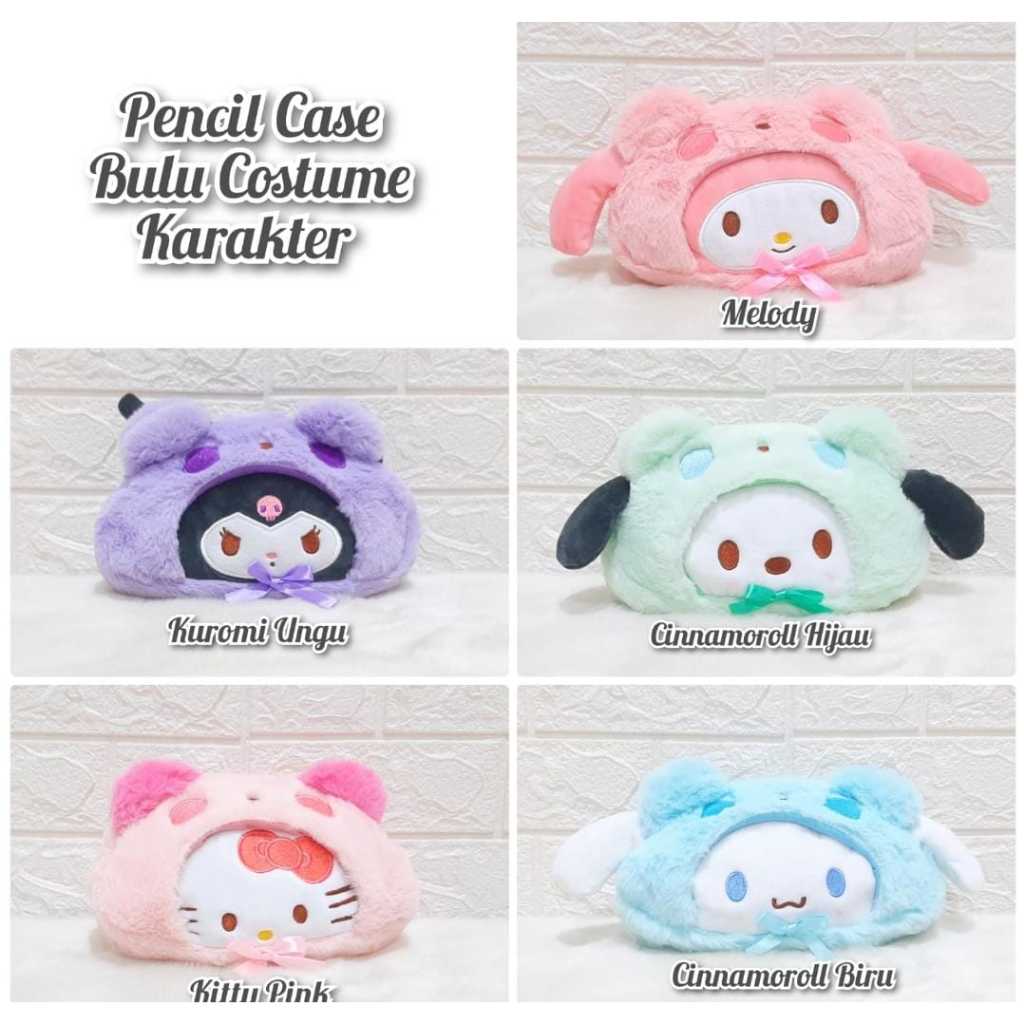 

tempat pensil boneka kostum lucu