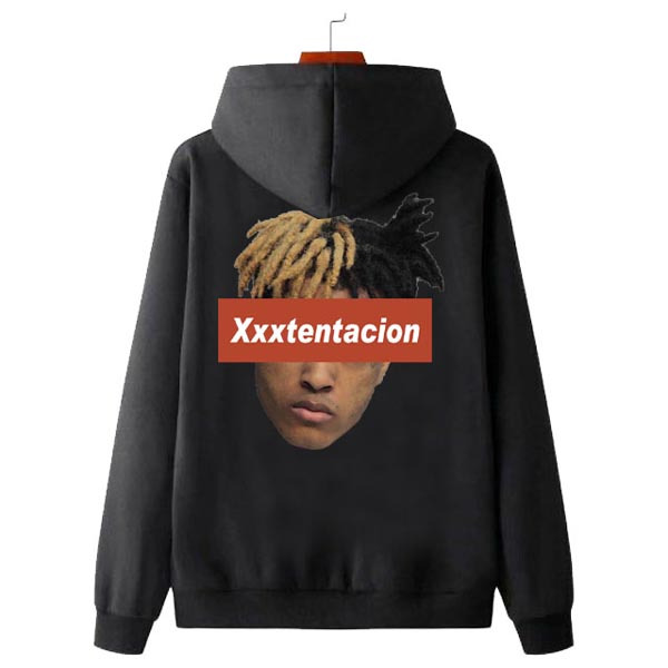 Jaket Hoodie RAPPER XXXTENTACION Hoodie Sweater Bahan Cotton Fleece