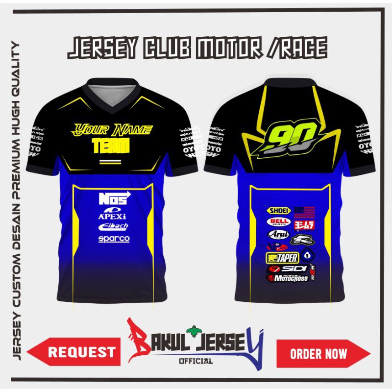 Jersey race, jersey racing / kaos racing