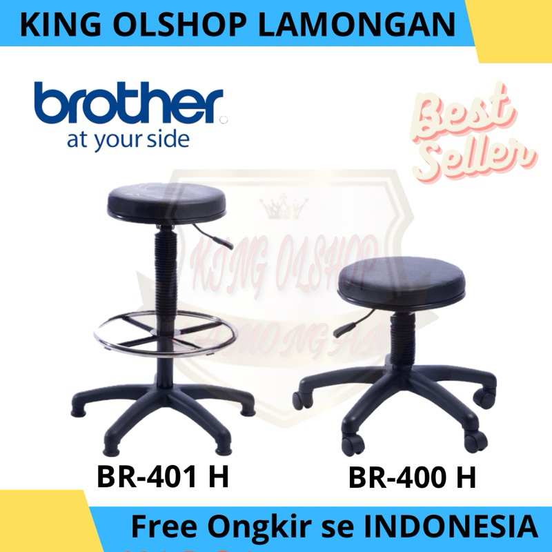 Kursi Kantor/Salon Putar/Bar Hidrolik Brother BR 400 401 H