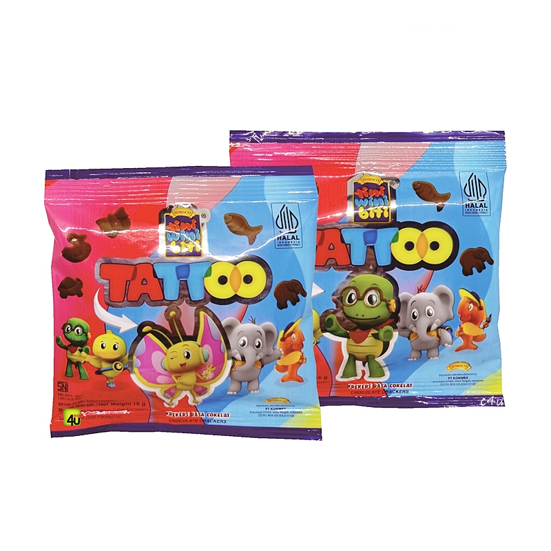 

Tini Wini Biti TATTOO - Biskuit Mini Coklat - 16gr