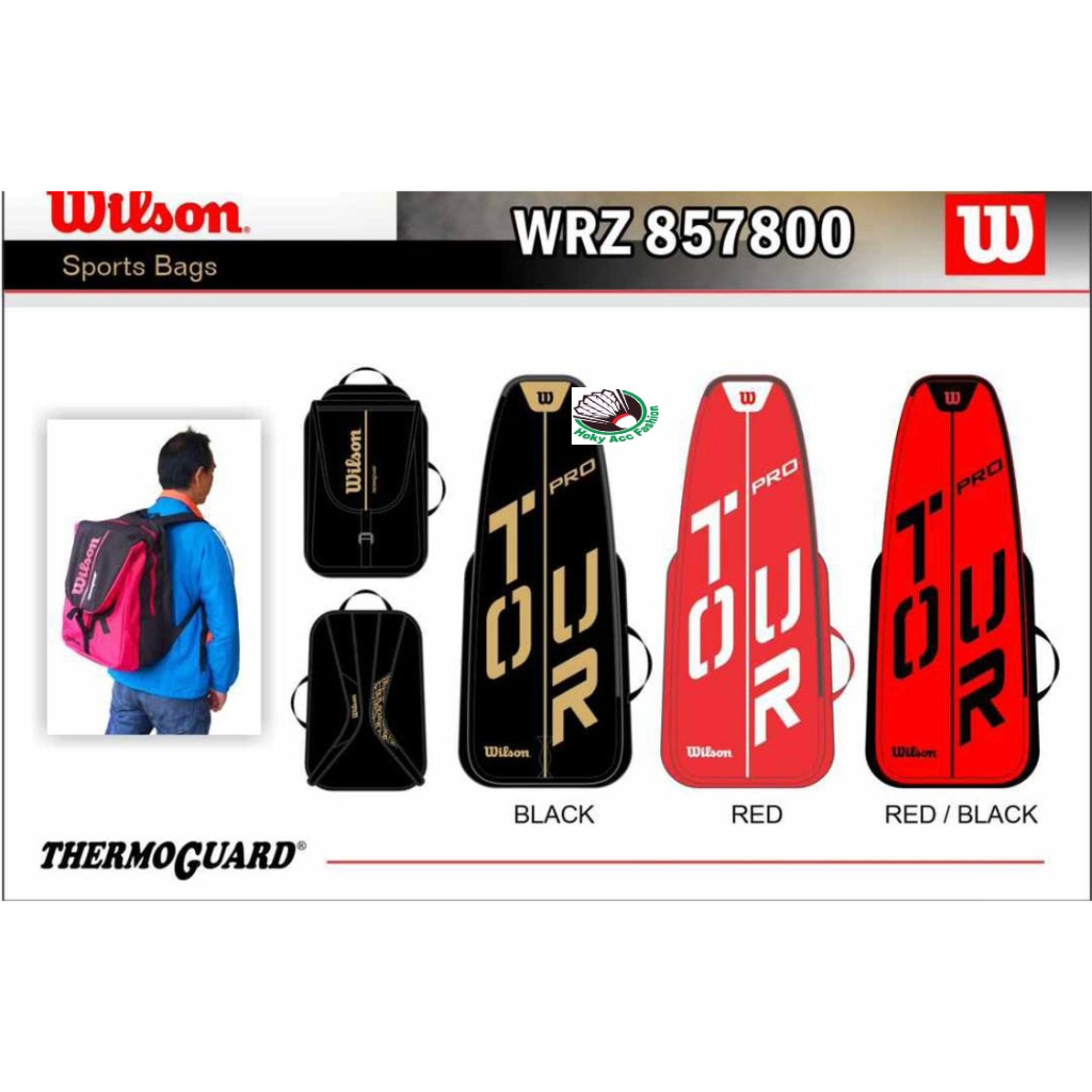 Tas Tenis Wilson PRO TOUR Thermoguard WRZ 857800 / Backpack Wilson