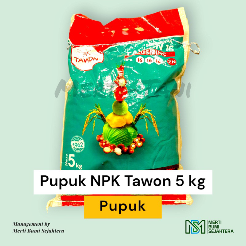 Pupuk NPK Tawon 5Kg - NPK Tawon plus Zn - NPK Tawon 5Kg