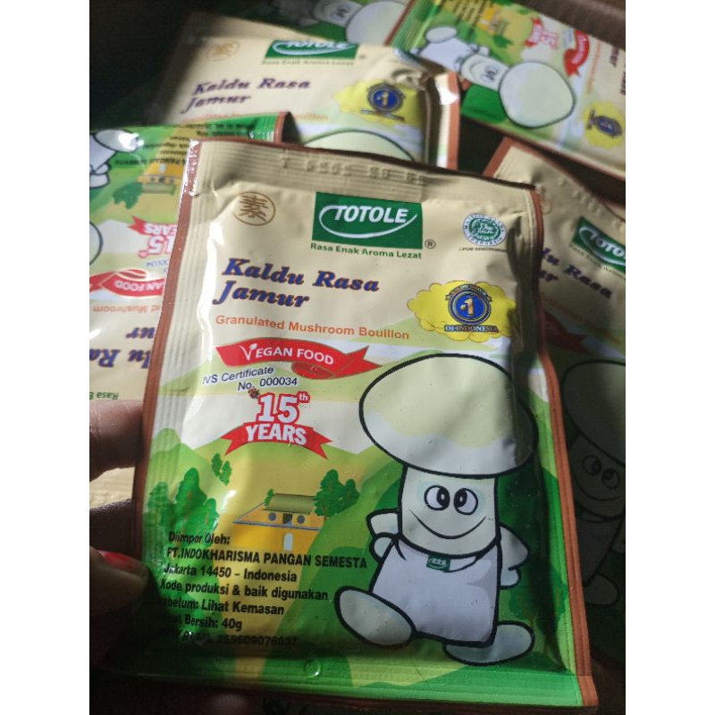 

TOTOLE KALDU JAMUR SEHAT 40 gr