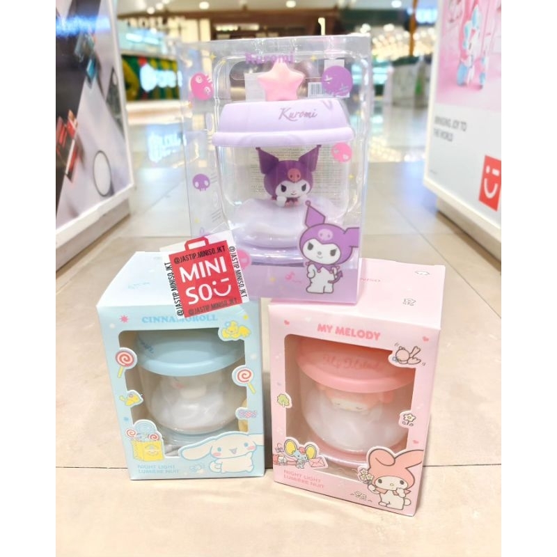 MINISO x SANRIO Lampu Tidur LED / Night Light Dream Series Night Light Rechargeable (Cinnamoroll,