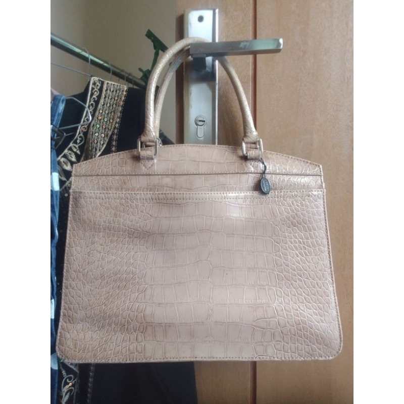 PREELOVED TAS KERJA WANITA MEWAH BAHAN KULIT ORI BREND VICARI