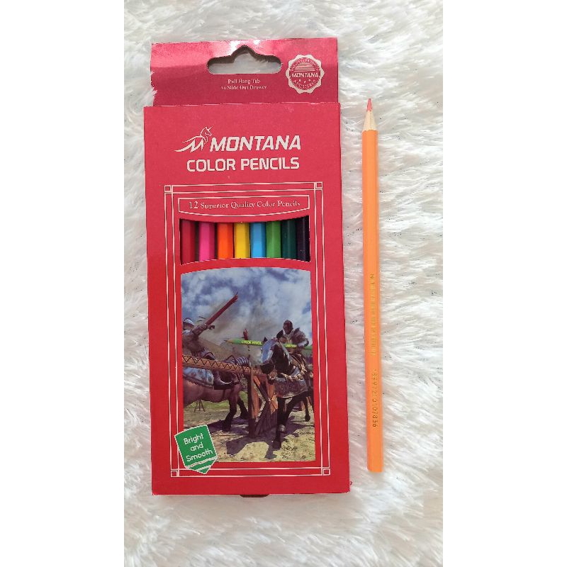 

Pensil warna panjang Montana 12 warna