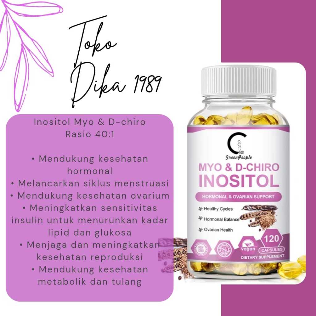 GREEN PEOPLE MYO & D-CHIRO INOSITOL HORMONAL & OVARIAN SUPPORT CAPSULE