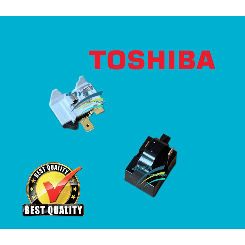 Relay Overload Toshiba Kulkas 1 Pintu Set / relai kulkas Toshiba