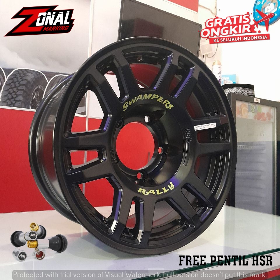 VELG OFFROAD HSR SWAMPERS RING 15 UNTUK HILUX DMAX TRITON