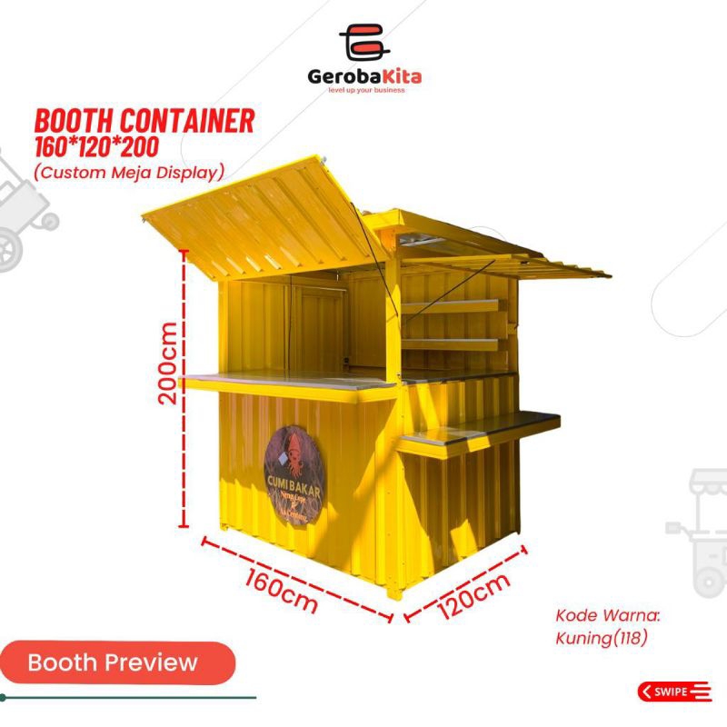 Booth Murah/ Booth Kontainer