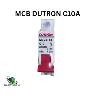 planet-MCB Domae DUTRON 1 Phase CIRCUIT BREAKER C10A 10A 10 Ampere SNI Kualitas Terbaik