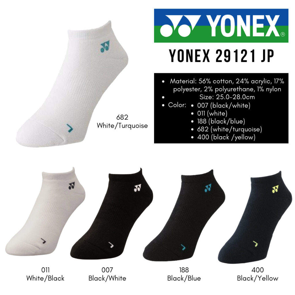 Kaos kaki yonex 29121 japan version Badminton Yonex 29121 Ladies cut