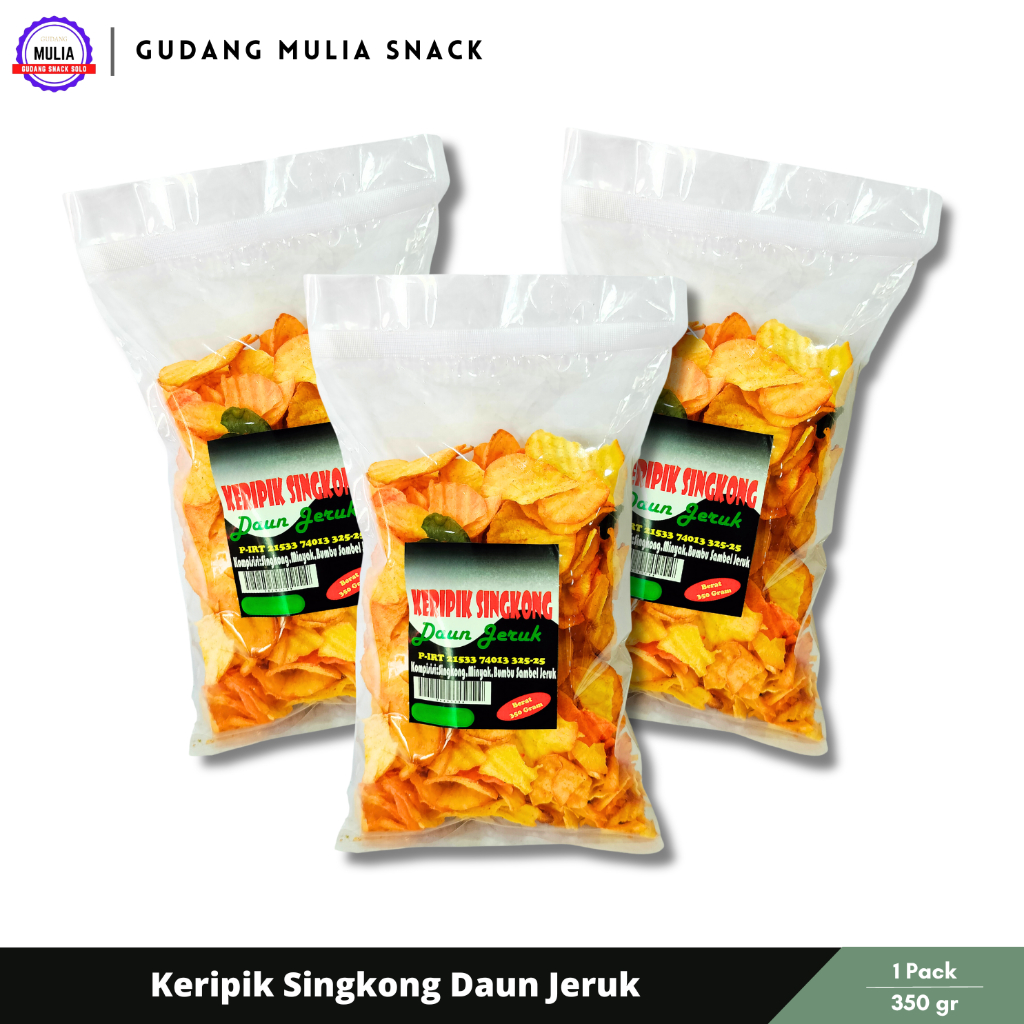 

Keripik Singkong Daun Jeruk 350 Gram