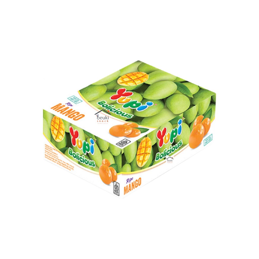 

Yupi Bolicious Mango Kemasan Box Isi 24 Pcs