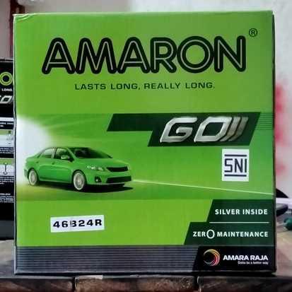 Aki Amaron GO NS60 Mobil Avanza Rush Corolla Lama Taruna Terios Xenia 46B24R MF