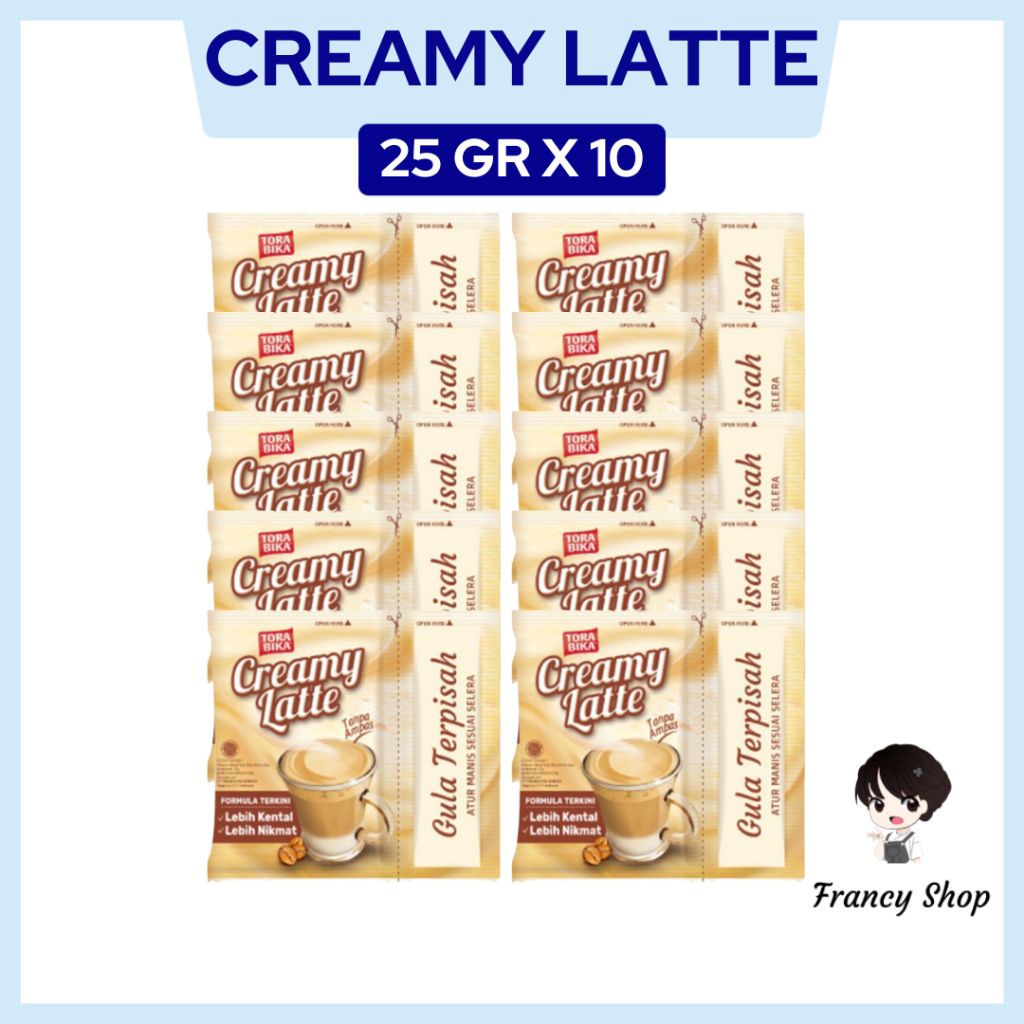 

Paket Murah Kopi Instan Tora Bika Creamy Latte Sachet Renceng 25 gr x10